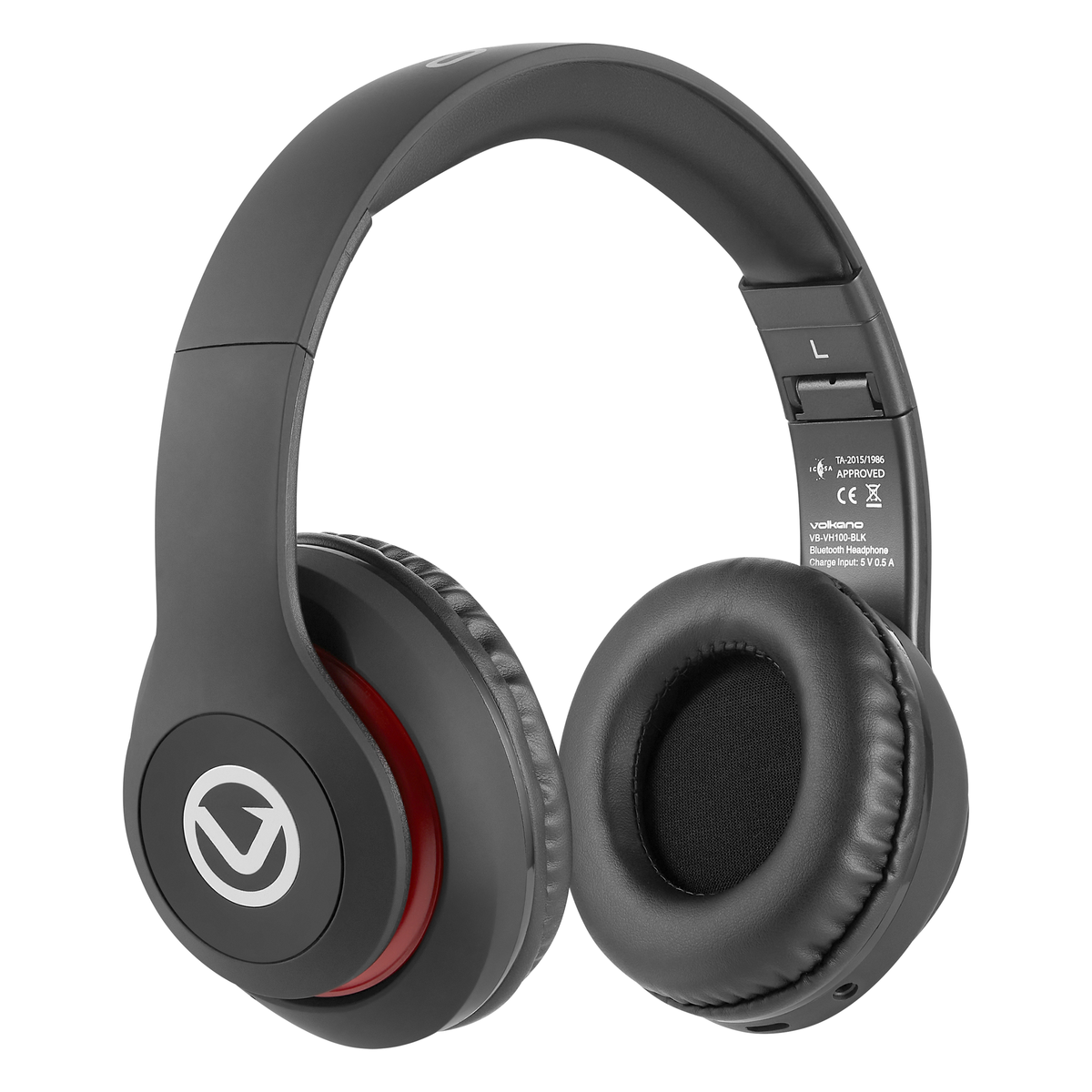 Volkano Wireless Bluetooth Headphones - Impulse Series - Black