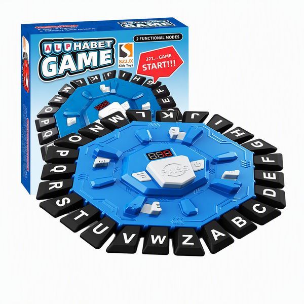 Word Game,Family Board Games with 2 Modes,220 Topics,Fast-Paced Letter Game